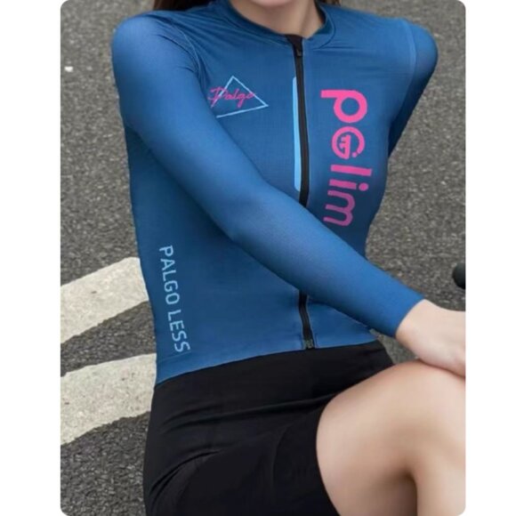 Cycling Long Sleeve Jersey T-shirt - Picture 3 of 5